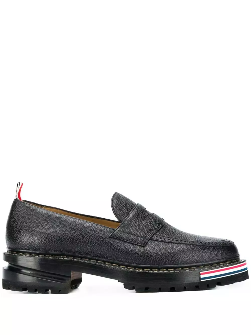 Thom Browne Chunky sole penny loafers of men 1 Thom Browne chunky sole penny loafers
