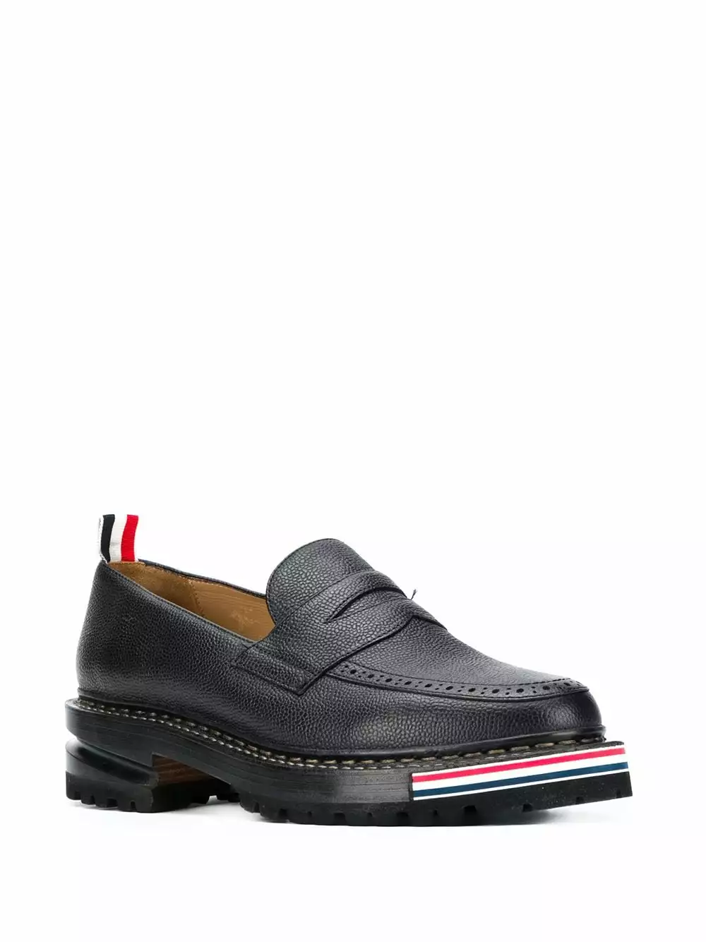 Thom Browne Chunky sole penny loafers of men 2 Thom Browne chunky sole penny loafers