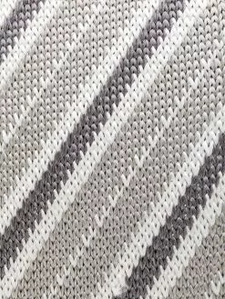 Thom Browne striped knitted silk tie