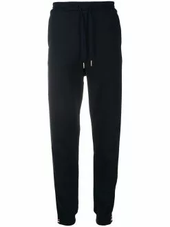Thom Browne RWB stripe insert loopback track pants