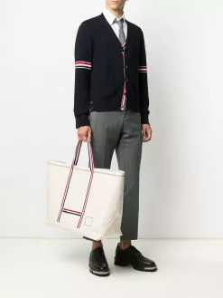 Thom Browne oversized Tool tote bag