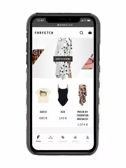 Thom Browne 4-Bar leather iPhone 11 case