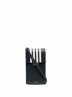 Thom Browne 4-bar flap phone holder