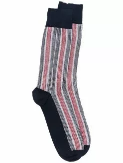 Thom Browne RWB-jacquard socks