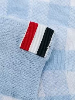 Thom Browne check cotton socks