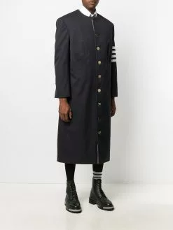 Thom Browne oversized 4-bar coat