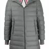 Thom Browne super 120s twill hooded ski coat