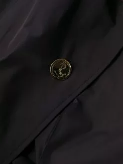 Thom Browne tech gabardine bal collar overcoat