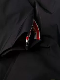 Thom Browne tech gabardine bal collar overcoat