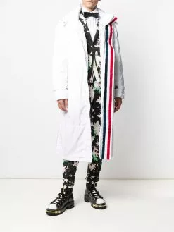 Thom Browne long shell striped parka