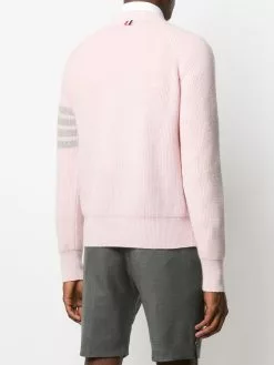 Thom Browne garment-dyed 4-bar pullover