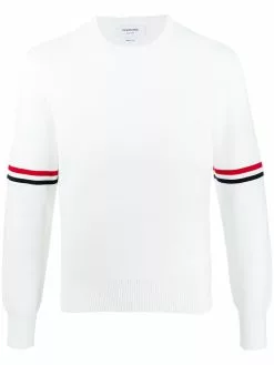 Thom Browne Milano stitch stripe armband jumper