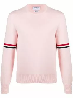 Thom Browne Milano stitch stripe armband jumper