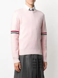 Thom Browne Milano stitch stripe armband jumper