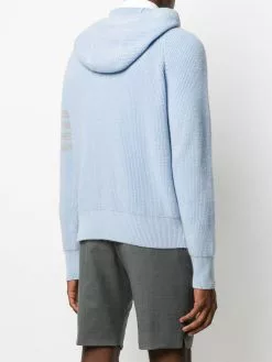 Thom Browne 4-Bar cashmere knit hoodie