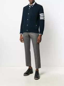 Thom Browne 4-Bar relaxed fit cardigan