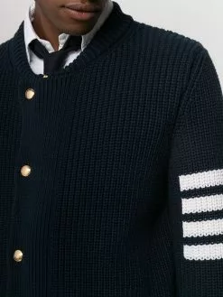 Thom Browne 4-Bar relaxed fit cardigan