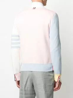 Thom Browne pastel knit cardigan