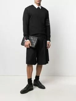Thom Browne 4-Bar crew neck jumper