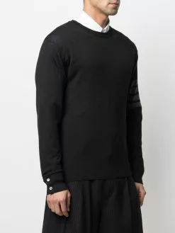 Thom Browne 4-Bar crew neck jumper