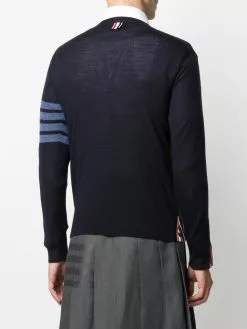 Thom Browne 4-Bar crew neck merino jumper