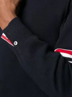 Thom Browne Milano stitch crew neck jumper