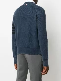 Thom Browne garment-dyed 4-bar pullover