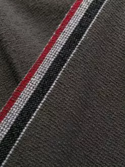 Thom Browne backstrap side-stripe cotton trousers