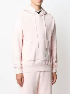 Thom Browne loopback garment-dyed hoodie