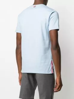 Thom Browne striped chest pocket cotton T-shirt