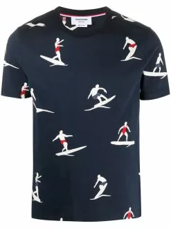 Thom Browne surfer print T-shirt