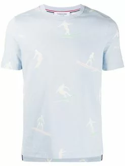 Thom Browne surfer print T-shirt