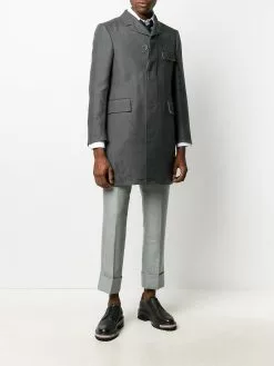 Thom Browne 4-Bar engineered coat