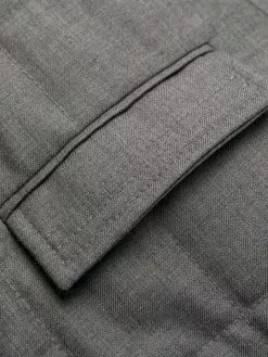 Thom Browne down-filled super 120s Chesterfield coat