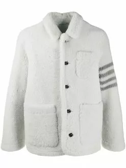 Thom Browne 4-Bar shearling jacket