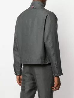 Thom Browne raglan zip-front jacket