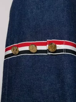 Thom Browne unconstructed armband denim blazer