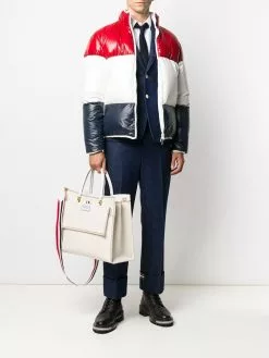 Thom Browne unconstructed armband denim blazer