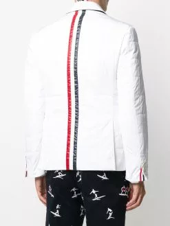 Thom Browne down-filled rear stripe jacket