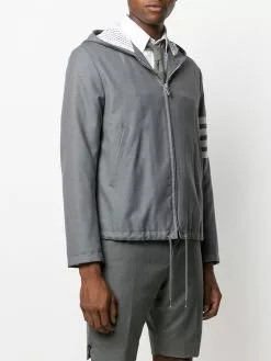 Thom Browne 4-Bar hooded golf jacket