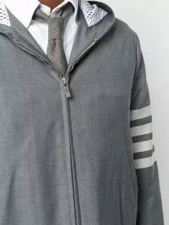 Thom Browne 4-Bar hooded golf jacket