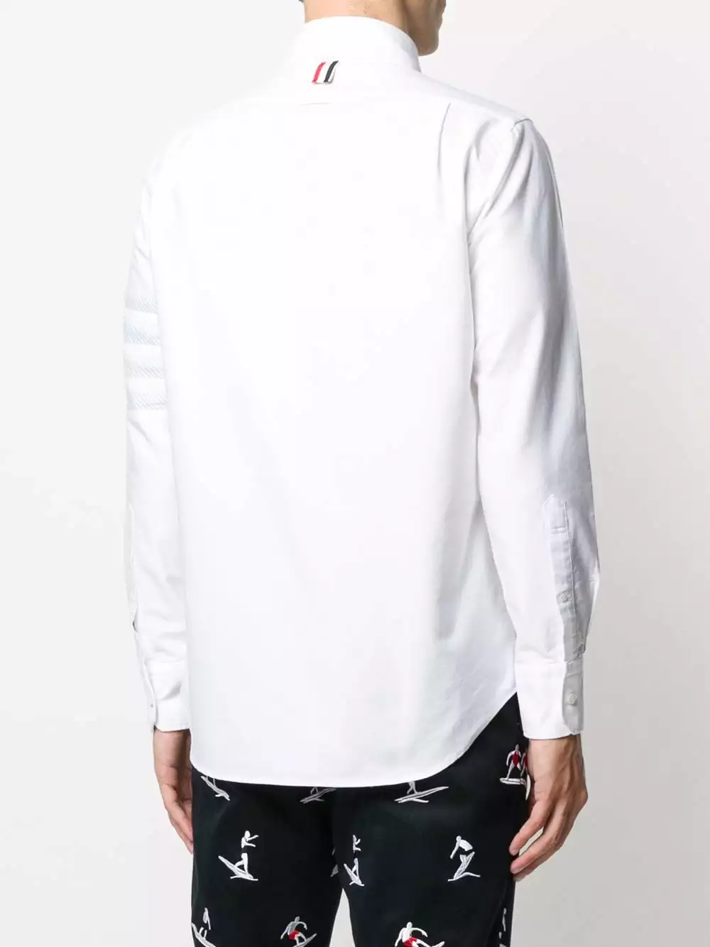 Thom Browne 4 Bar straight fit Oxford shirt shirts of men 4 Thom Browne 4-Bar straight-fit Oxford shirt