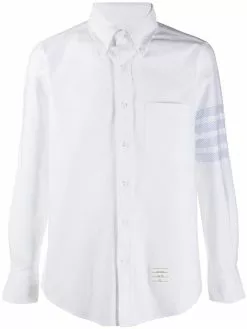 Thom Browne 4-Bar straight-fit Oxford shirt