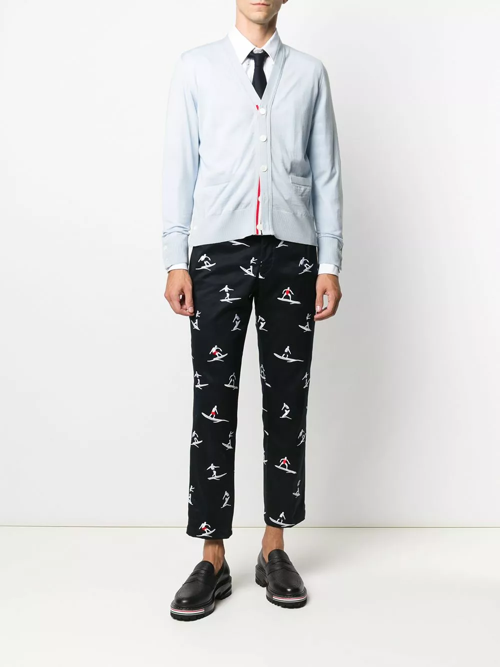 Thom Browne 4 Bar straight fit Oxford shirt shirts of men 2 Thom Browne 4-Bar straight-fit Oxford shirt