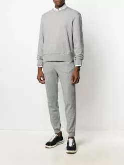 Thom Browne loopback cotton tipped sweatshirt