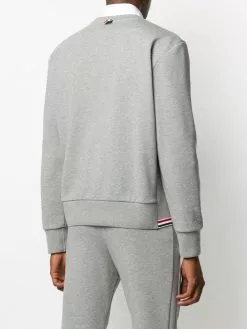 Thom Browne loopback cotton tipped sweatshirt