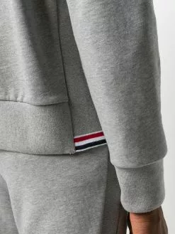 Thom Browne loopback cotton tipped sweatshirt