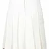 Thom Browne 4-bar knee-length pleated skirt