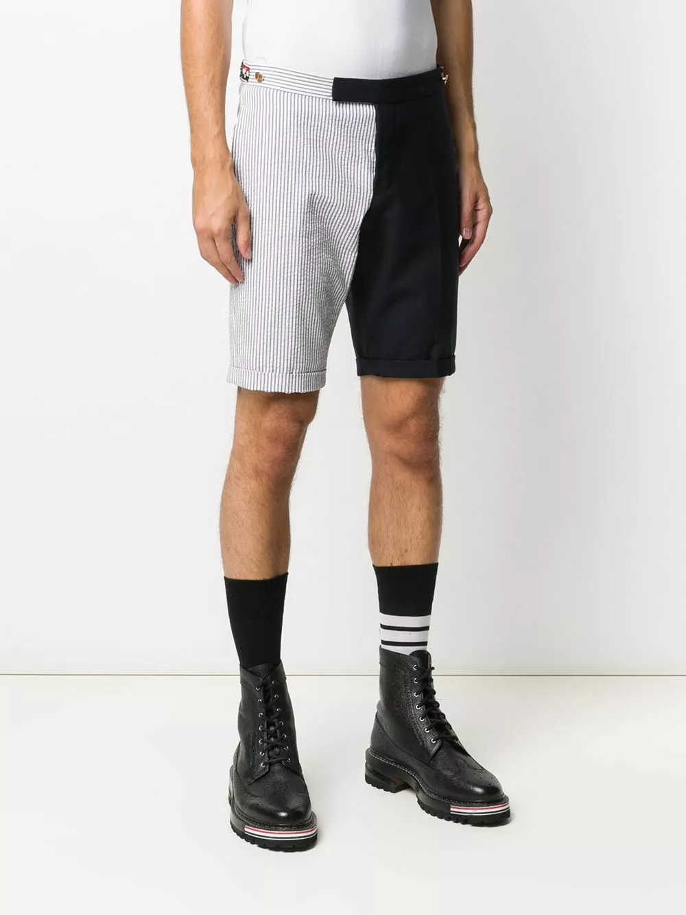 Thom Browne Low rise skinny shorts tailored shorts of men 3 Thom Browne low-rise skinny shorts