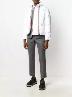 Thom Browne down-filled funnel neck jacket